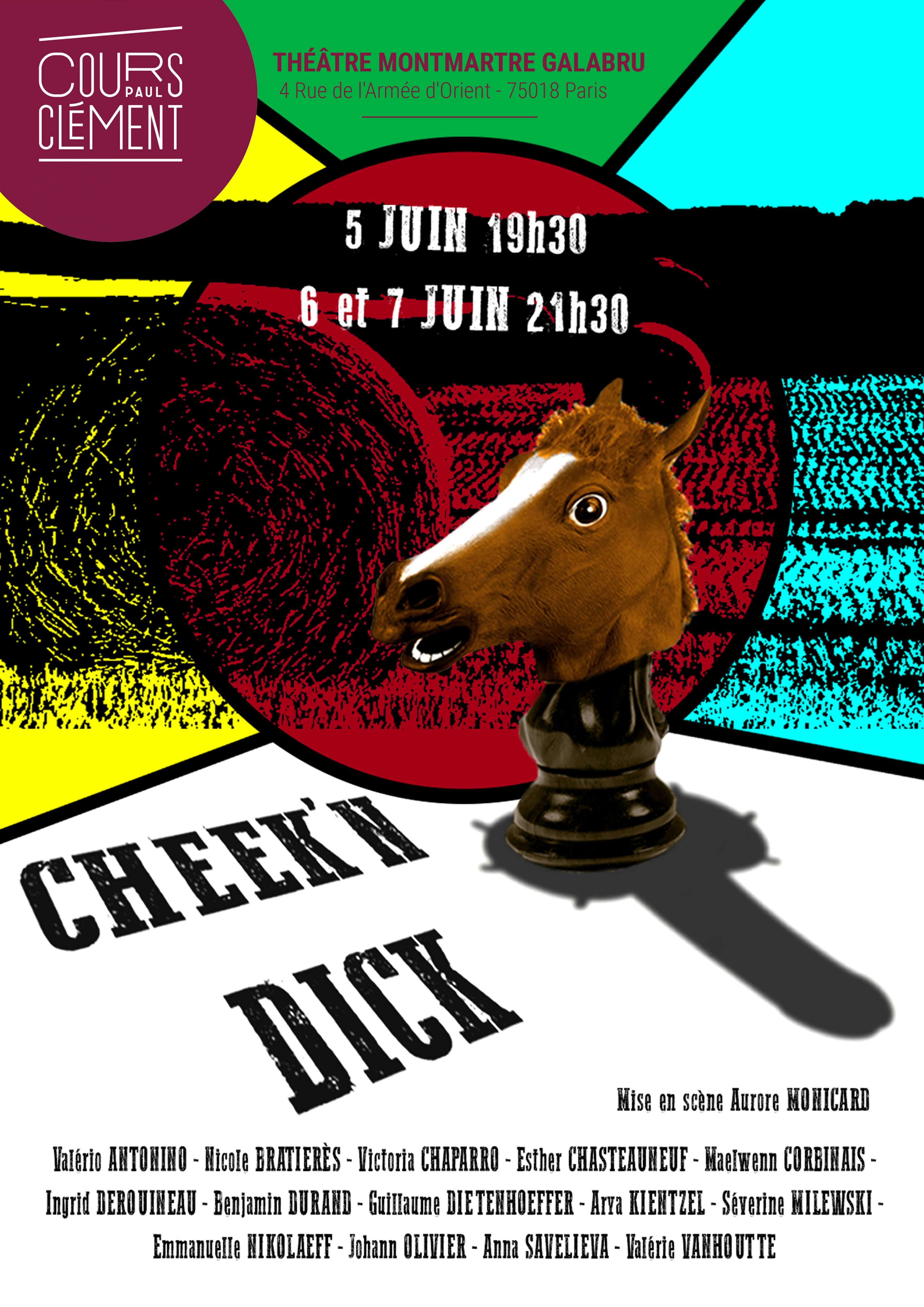 affiche cheek'n dick cours clement