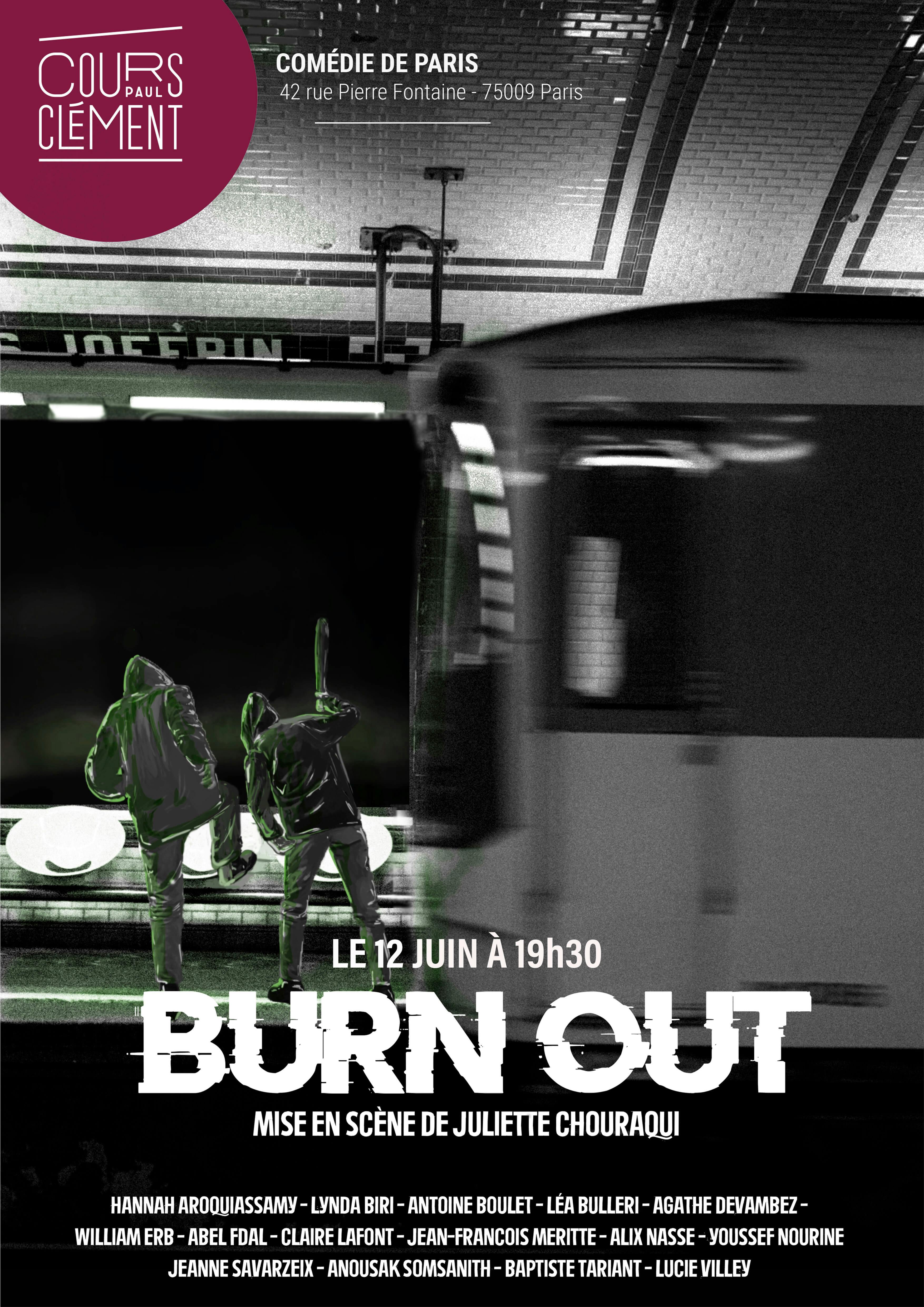 affiche burn out cours clement