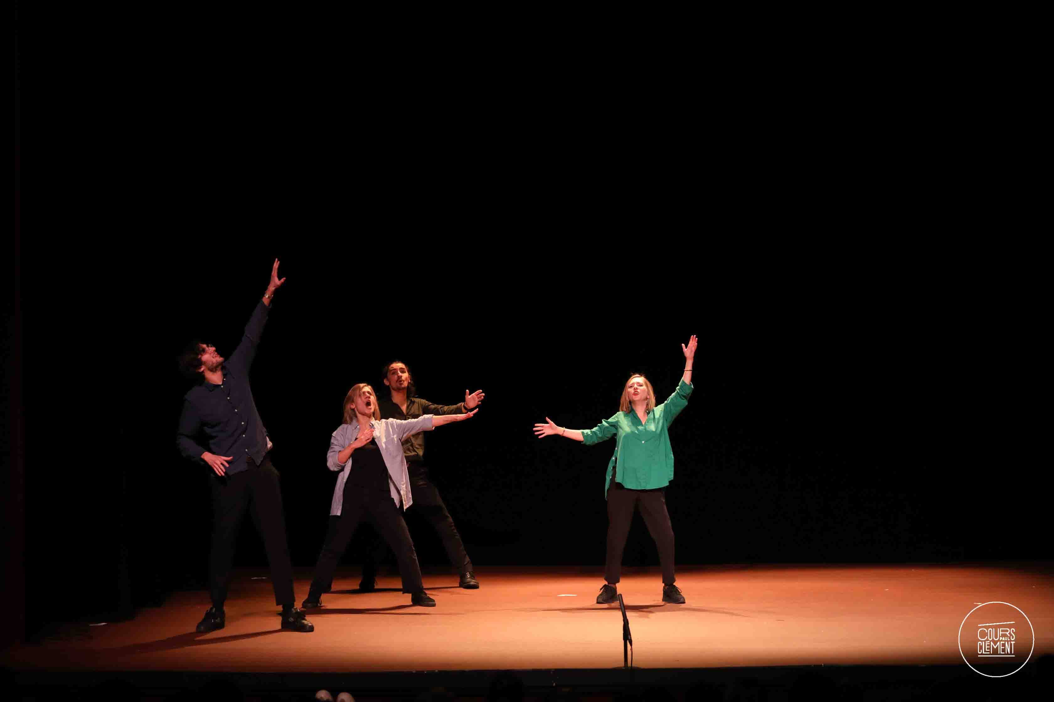 photo soirée d'improvisation du cours clément