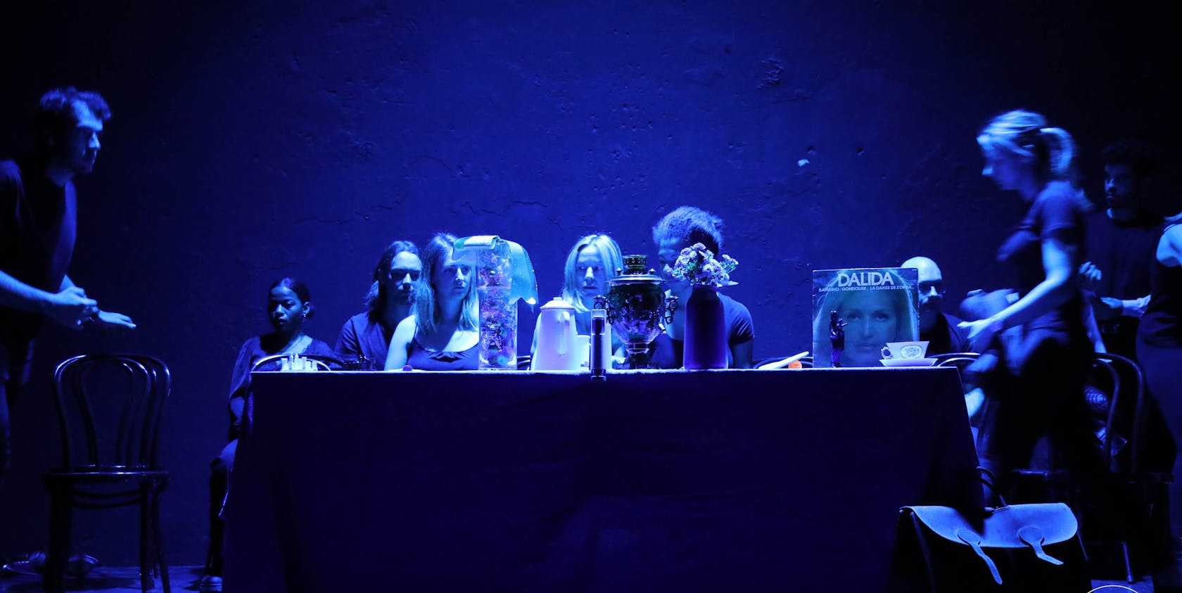photo spectacle je t'aimais, je t'aime et on verra plus tard cours de théâtre débutant cours clément mise en scène mélanie masounabe puyanne