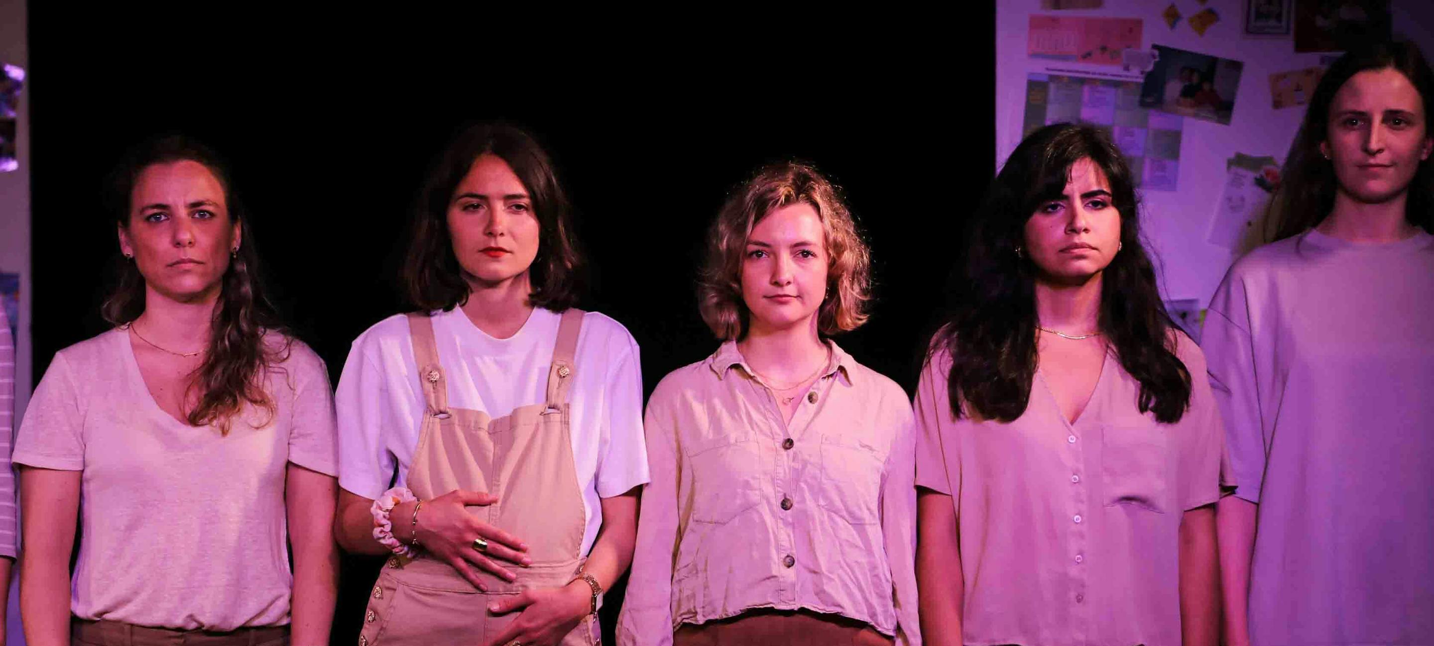 photos spectacle cours de théâtre confirmé mise en scène mohid abid il faudra bien qu'ils soient heureux