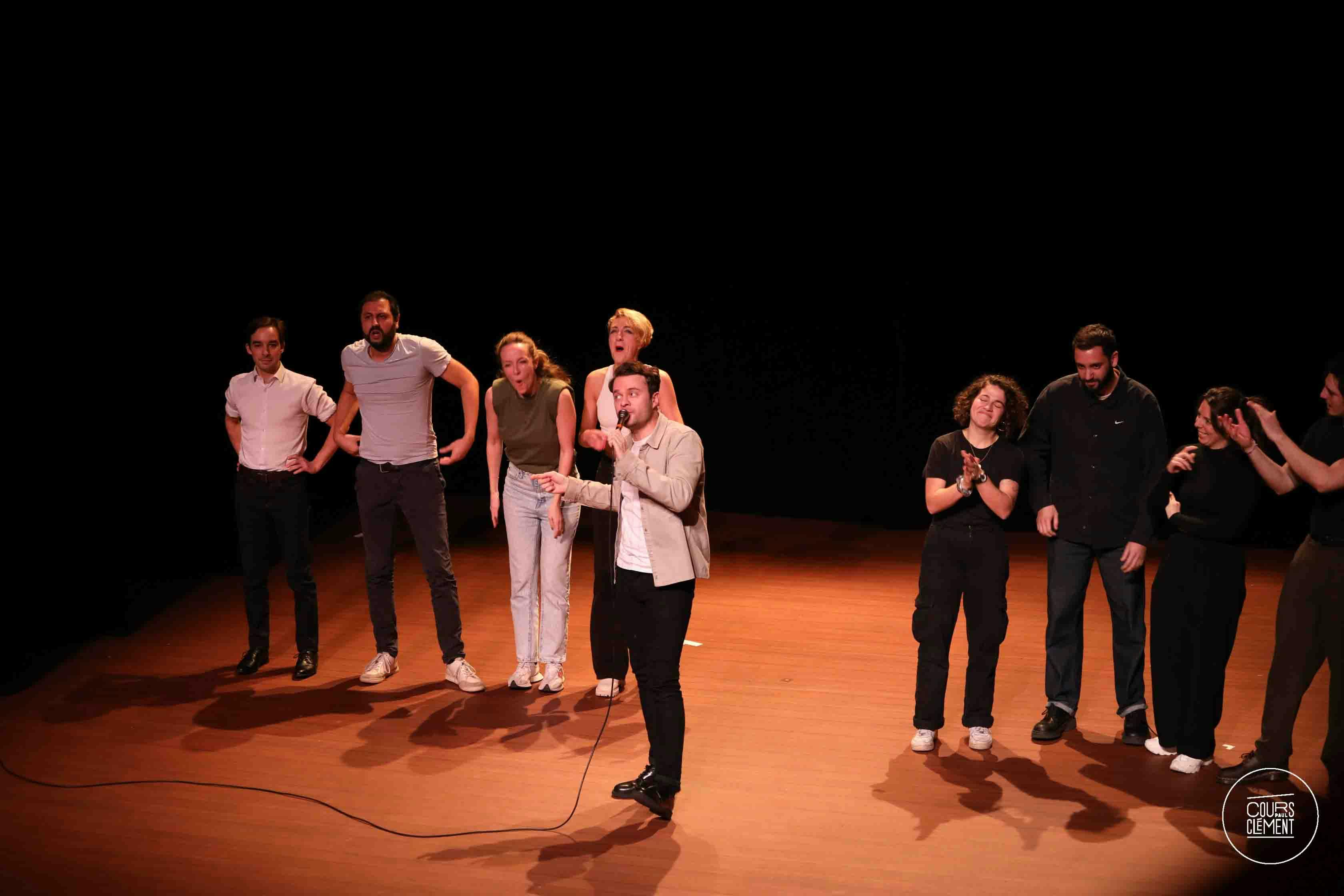 photo soirée improvisation grégory bellanger cours de théâtre à Paris