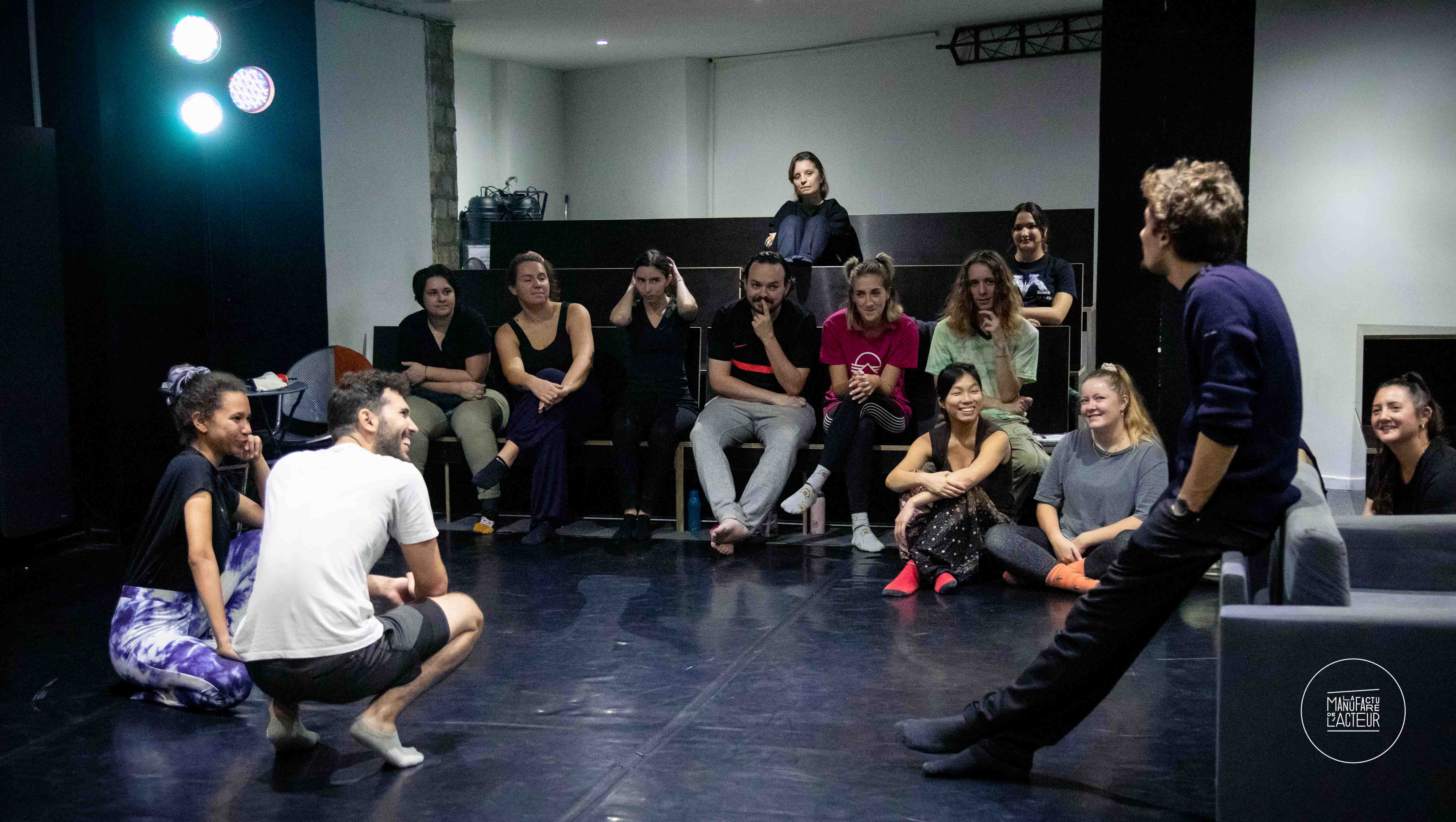 photo cours de théâtre à paris gestion du stress par l'improvisation 