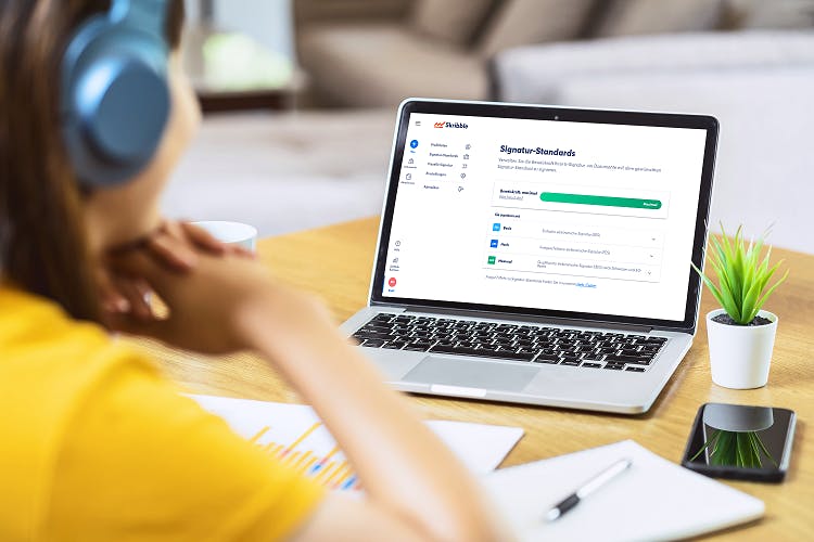 Skribble arbeitet mit eIDAS-konformen Zertifizierungsstellen zusammen