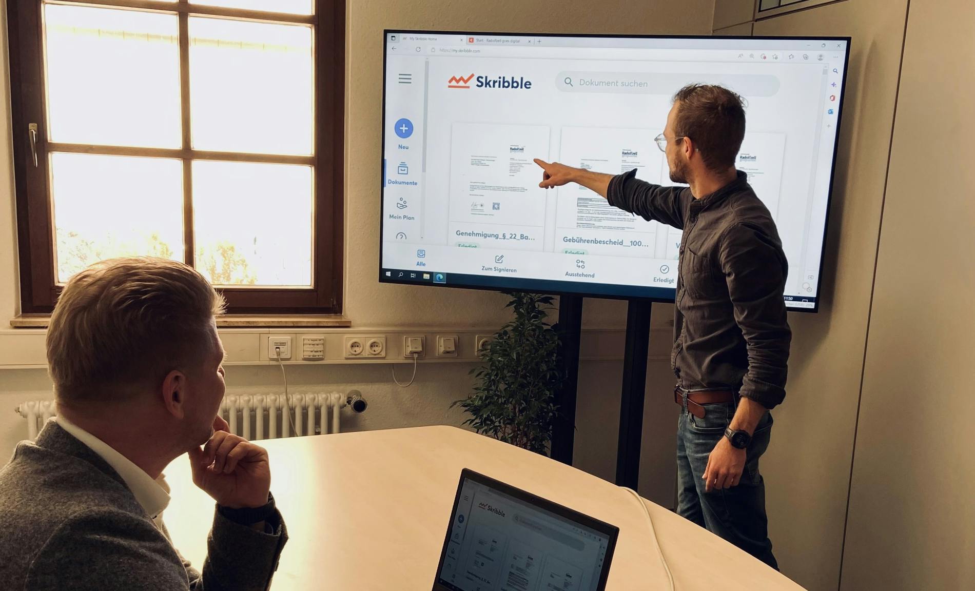 Die Stadt Radolfzell nutzt Skribble für das Signieren von Bauanträgen mit der qualifizierten elektronischen Signatur (QES) (Quelle: Stadt Radolfzell)