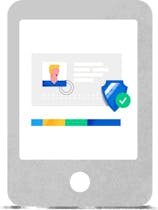 Eine elektronische Identität auf einem Mobiltelefon