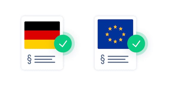 Skribble erfüllt die Anforderungen der deutschen und europäischen Gesetzgebung und ist somit in Deutschland rechtsgültig. (Quelle: Skribble).