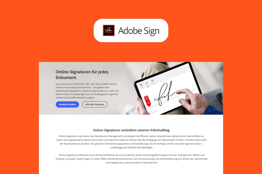 Adobe Sign als DocuSign-Alternative