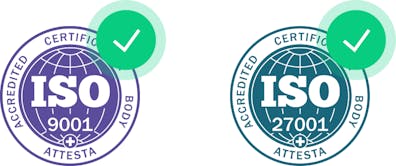 Skribble is ISO 9001 and 27001 certified (Source: ISO)