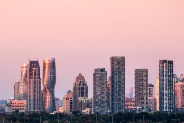 Mississauga, Ontario Skyline Architecture