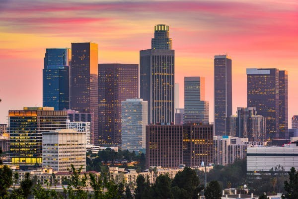 Los Angeles, California Skyline Architecture