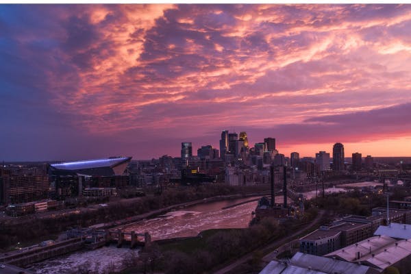 Minneapolis, MN Skyline Architecture