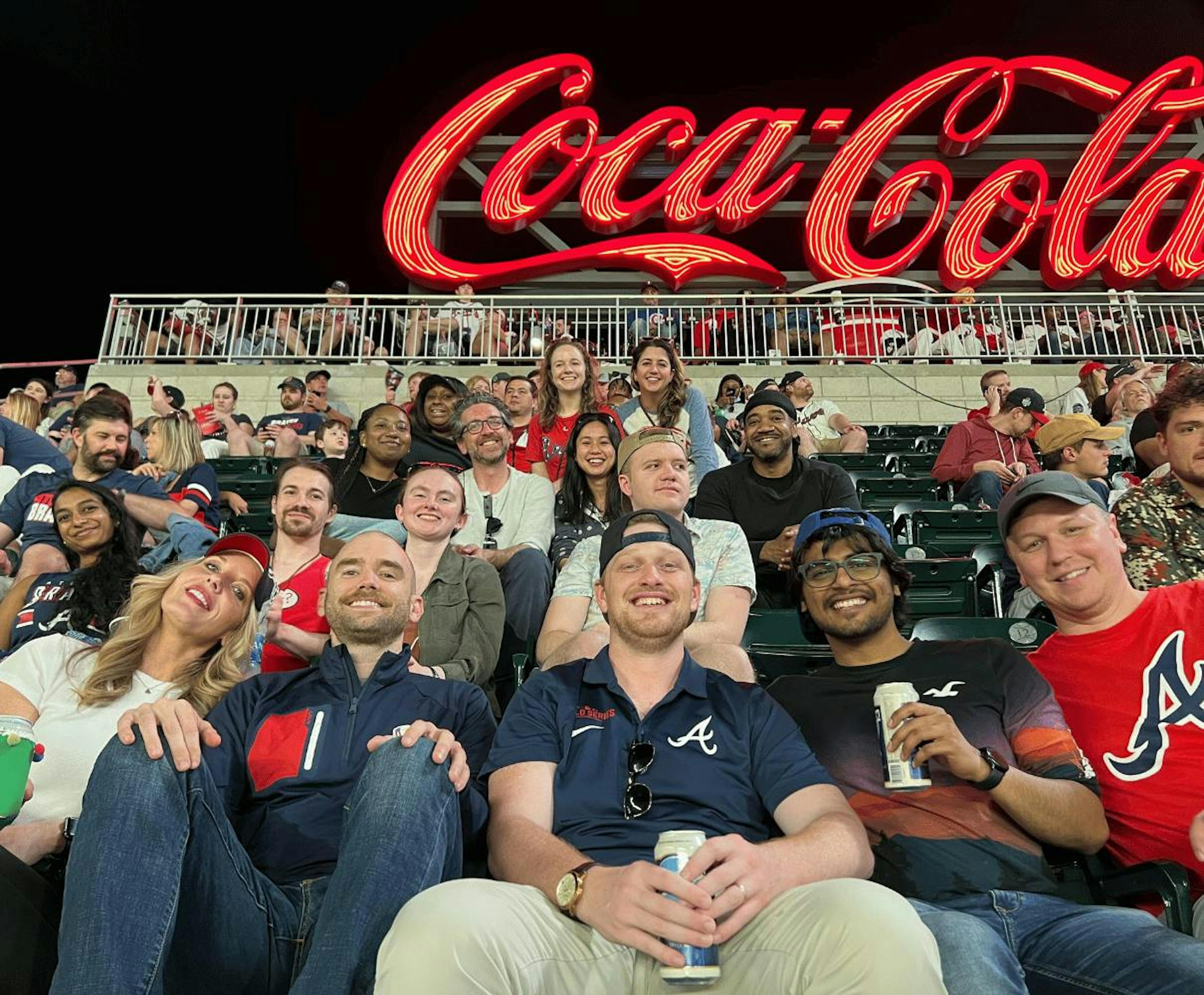 cove team outing at Braves game