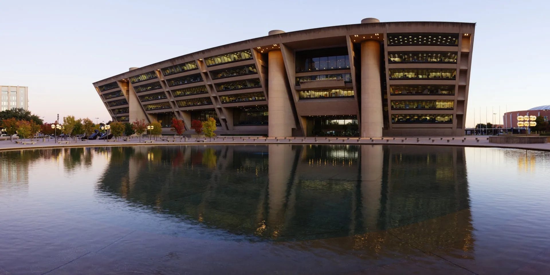 Modern Building on the Water