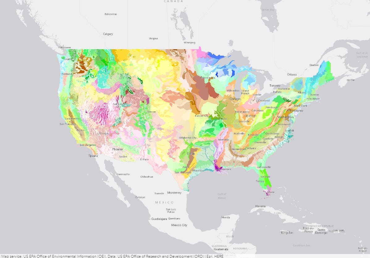 Level IV Ecoregions of the Continental United States


