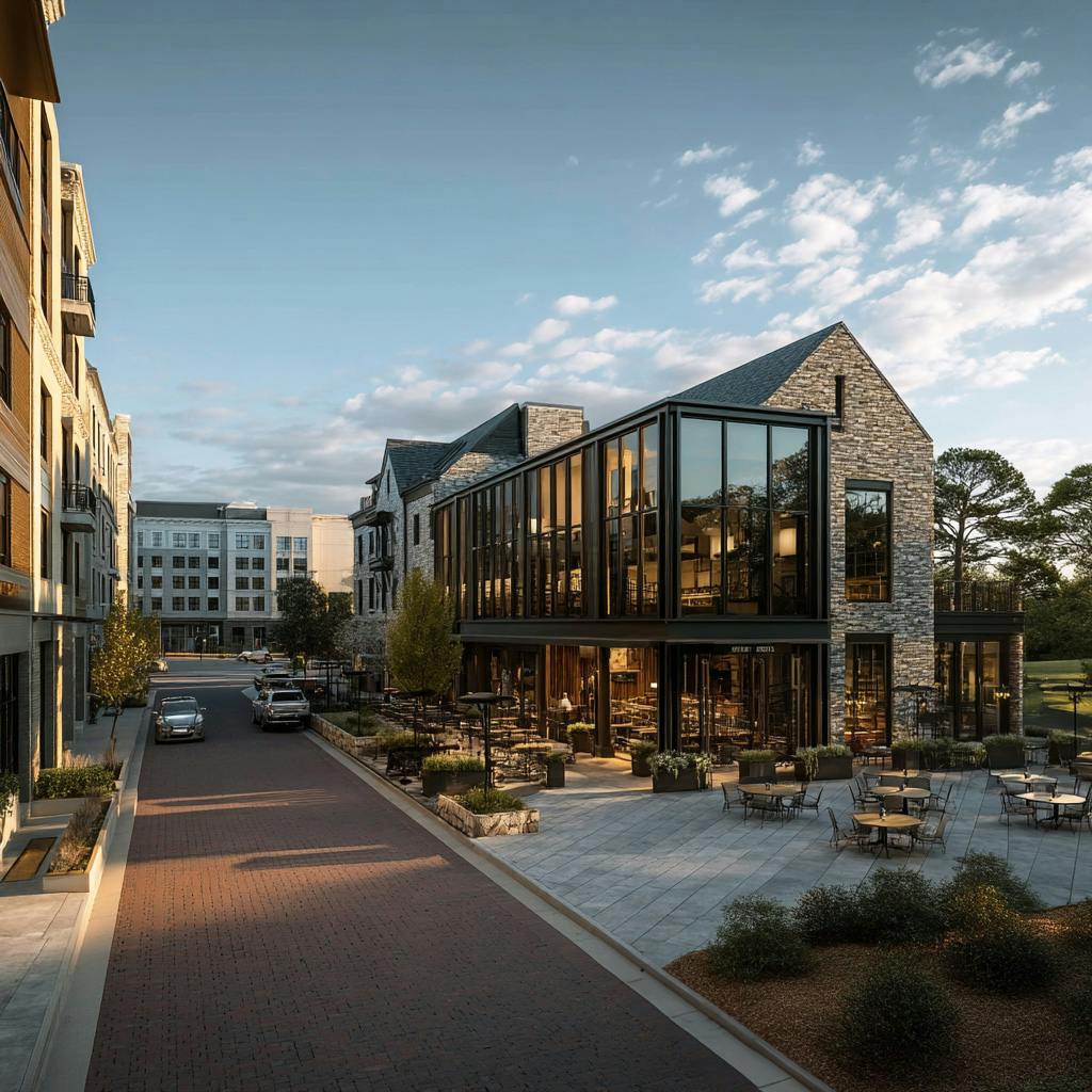  AI Golf Course Architecture with Mixed-Use and Affordable Housing