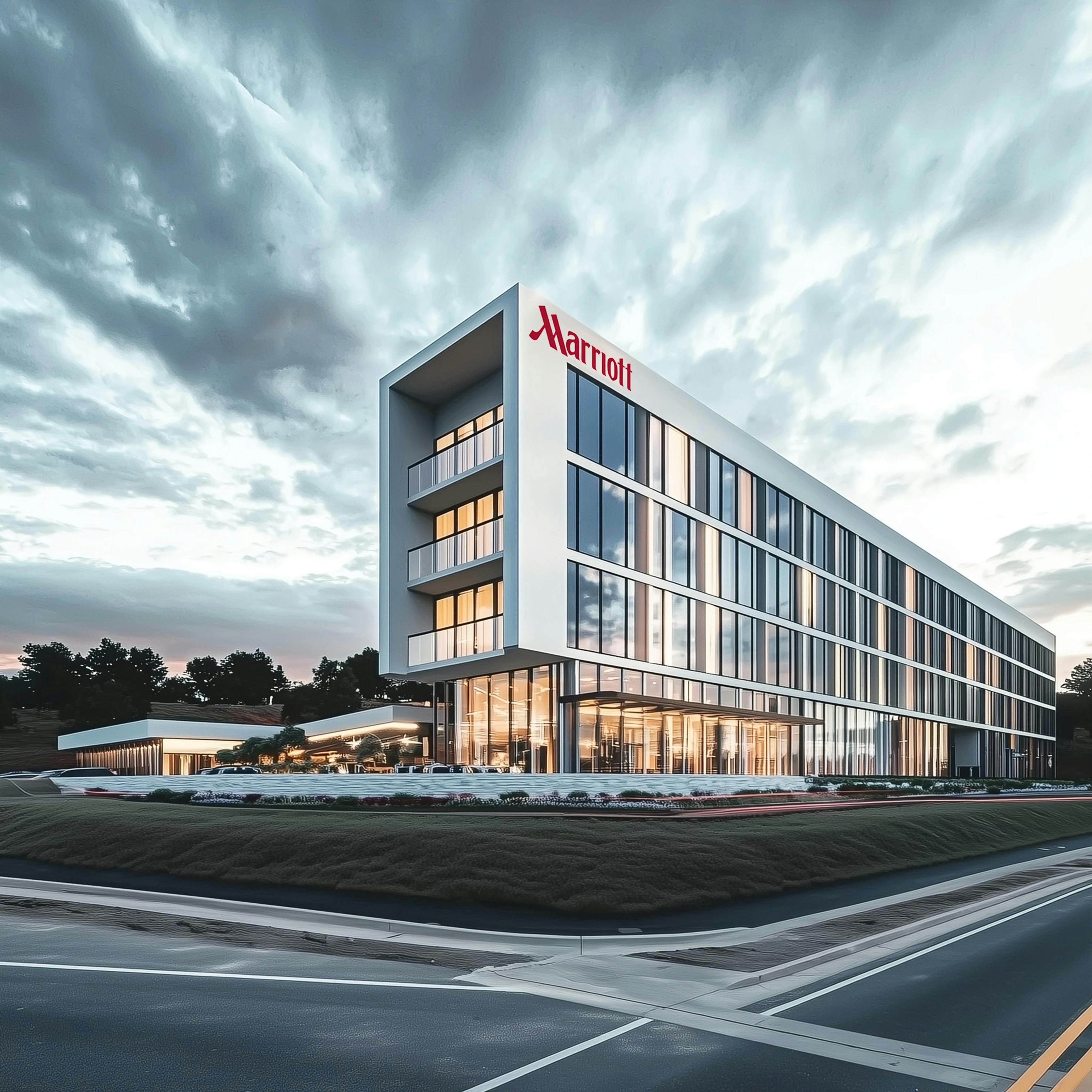 Mariott Hotel AI Design architecture 
