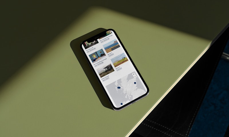 iPhone with Hour directory website