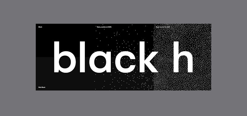 Harlosh Black h signage