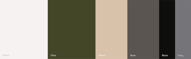 Harlosh brand colours for Wood h
