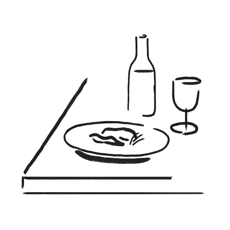 Day Restaurant Dining, Illustration by Charlotte Trounce for Covers