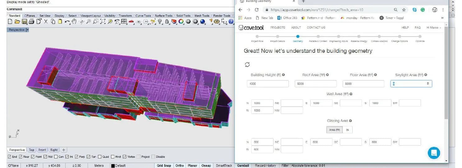 Skylight Surfaces in Grasshopper