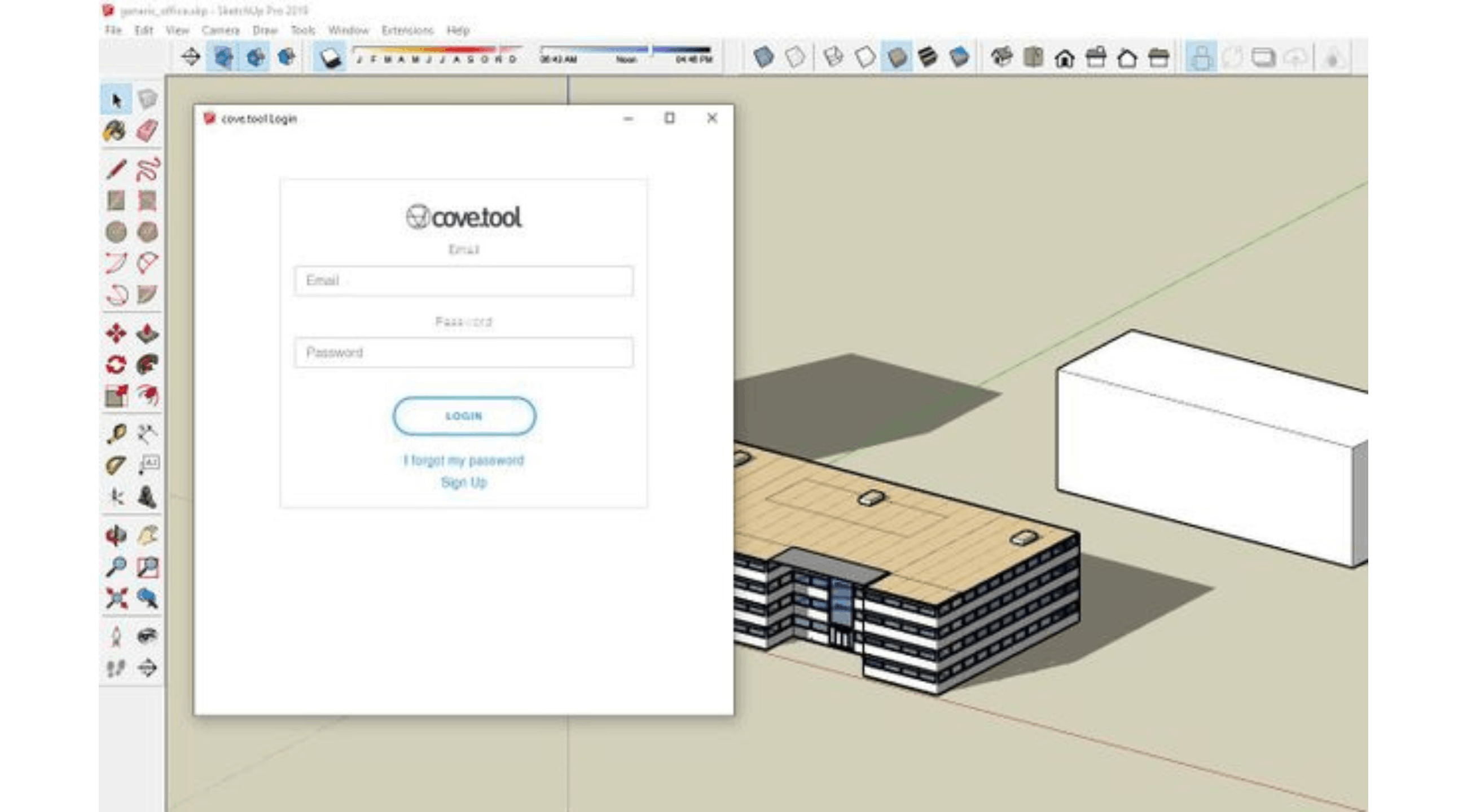 sketchup integration with cove.tool