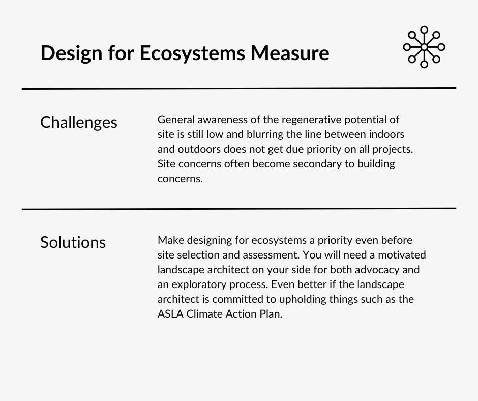 Design for Ecosystems Measure 