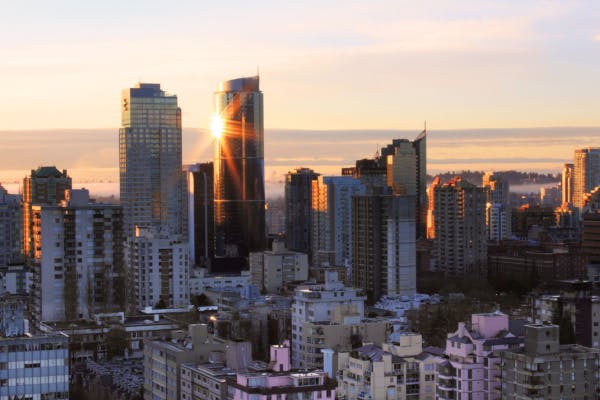 Vancouver, British Columbia Skyline Architecture 