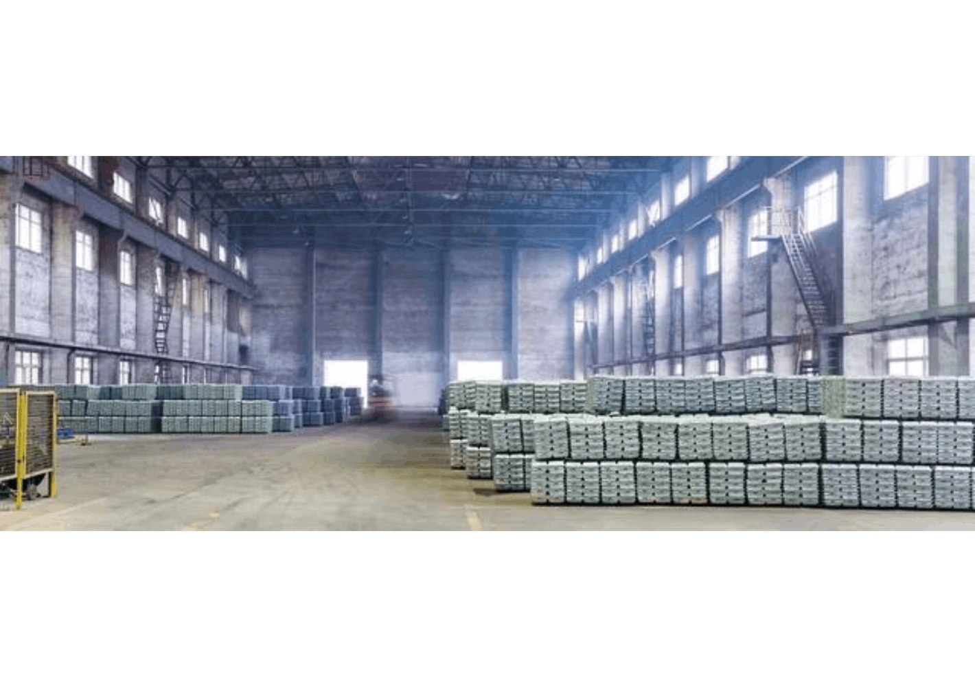warehouse with building products