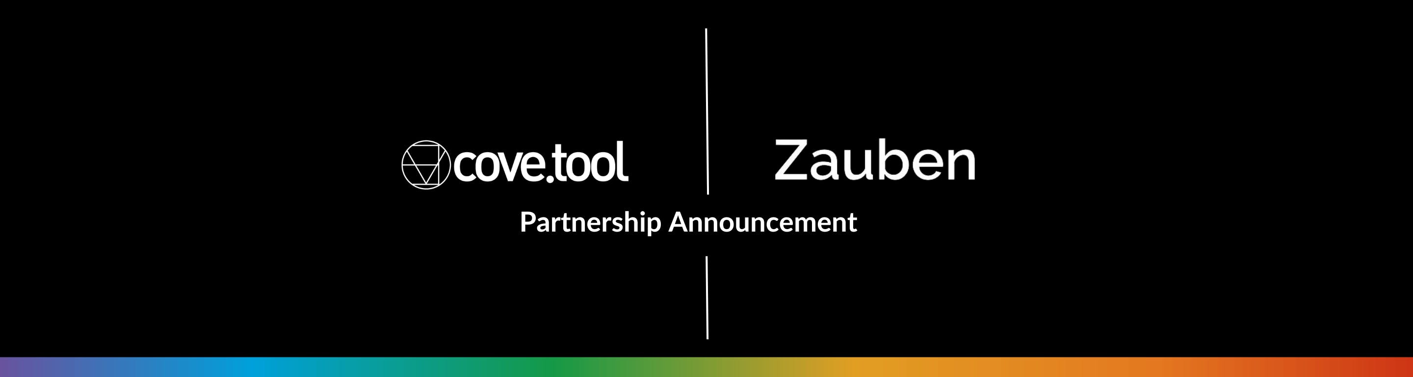 cove.tool and zauben partnership announcement 