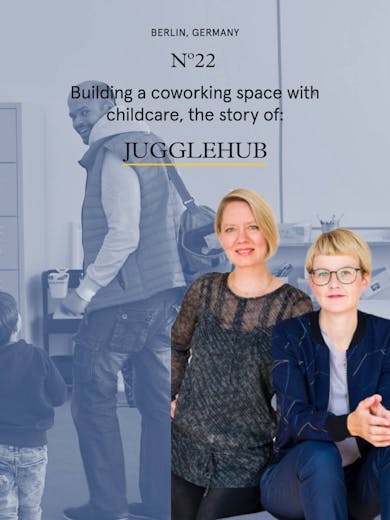 JUGGLEHUB coworkign space for parents in Berlin, Germany.