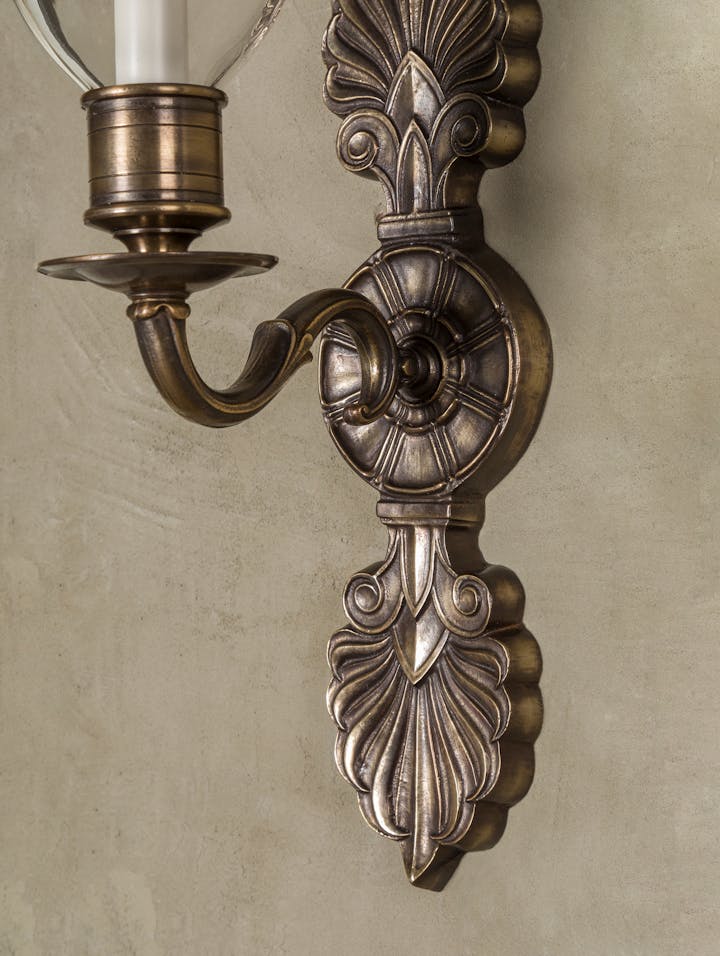 Cox-London-Furniture-Lighting-and-Art-Studio-CPW05-Neo Classical Warm Bronze Wall Light-04
