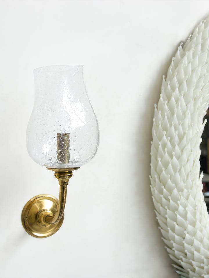 Cox-London-Furniture-Lighting-and-Art-Studio-CPW23-Soda Wall Light-Distressed Gilt