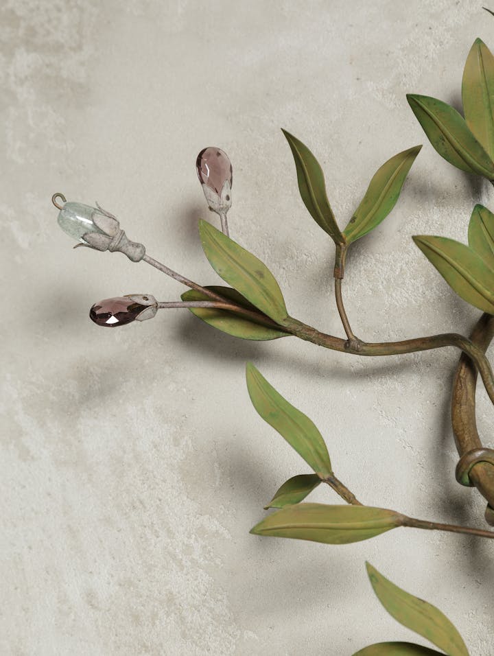 Cox-London-Furniture-Lighting-and-Art-Studio-CPW27-Olive Leaf Wall Light-Double Sconce-05