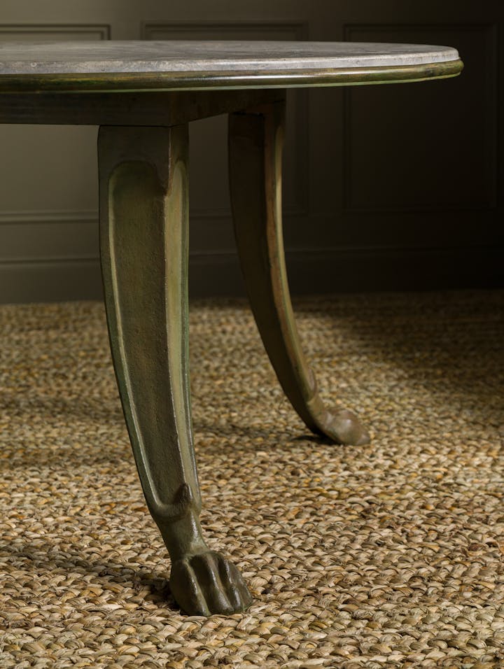 Cox-London-Furniture-Lighting-and-Art-Studio-CPT53-Lion-Leg-Table-With-Swaledale-Top-06