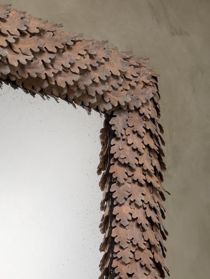 Cox-London-Furniture-Lighting-and-Art-Studio-Square-Oak-Leaf-Mirror-06