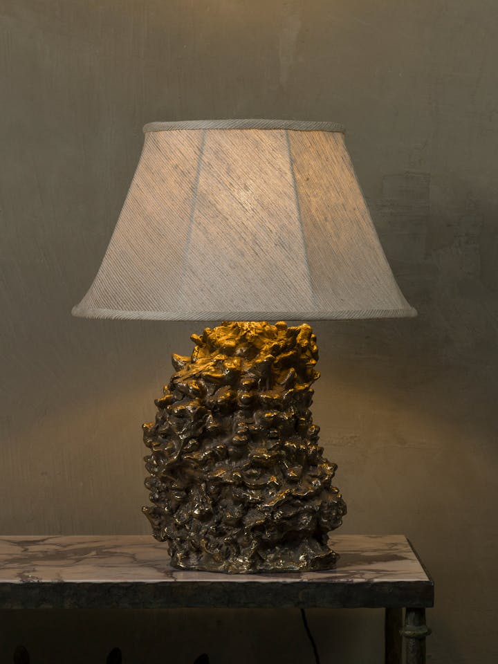 Cox-London-Furniture-Lighting-and-Art-Studio-BS5 Tussah Silk Tapered Lamp Shade-01