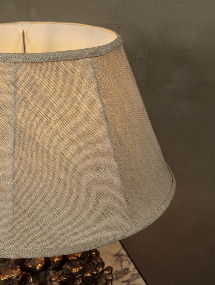 Cox-London-Furniture-Lighting-and-Art-Studio-BS5 Tussah Silk Tapered Lamp Shade-03