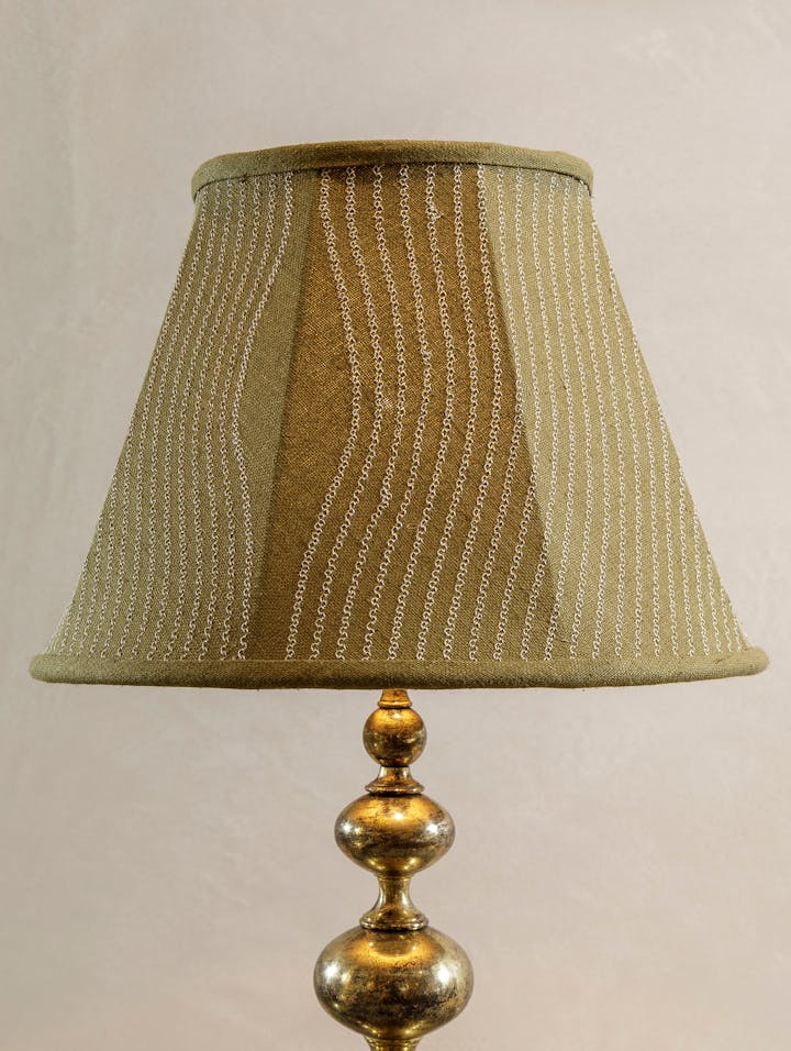 Cox-London-Furniture-Lighting-and-Art-Studio-BS6 Ripple Stitch Silk Shade-10