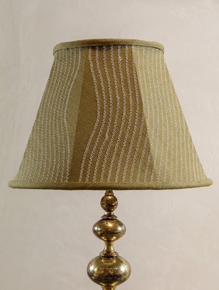 Cox-London-Furniture-Lighting-and-Art-Studio-BS6 Ripple Stitch Silk Shade-11