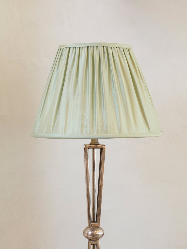 Cox-London-Furniture-Lighting-and-Art-Studio-BS7 Small Gather Stitch Silk Shade-01