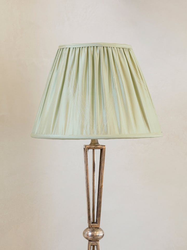 Cox-London-Furniture-Lighting-and-Art-Studio-BS7 Small Gather Stitch Silk Shade-01