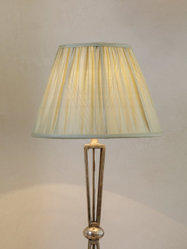 Cox-London-Furniture-Lighting-and-Art-Studio-BS7 Small Gather Stitch Silk Shade-02