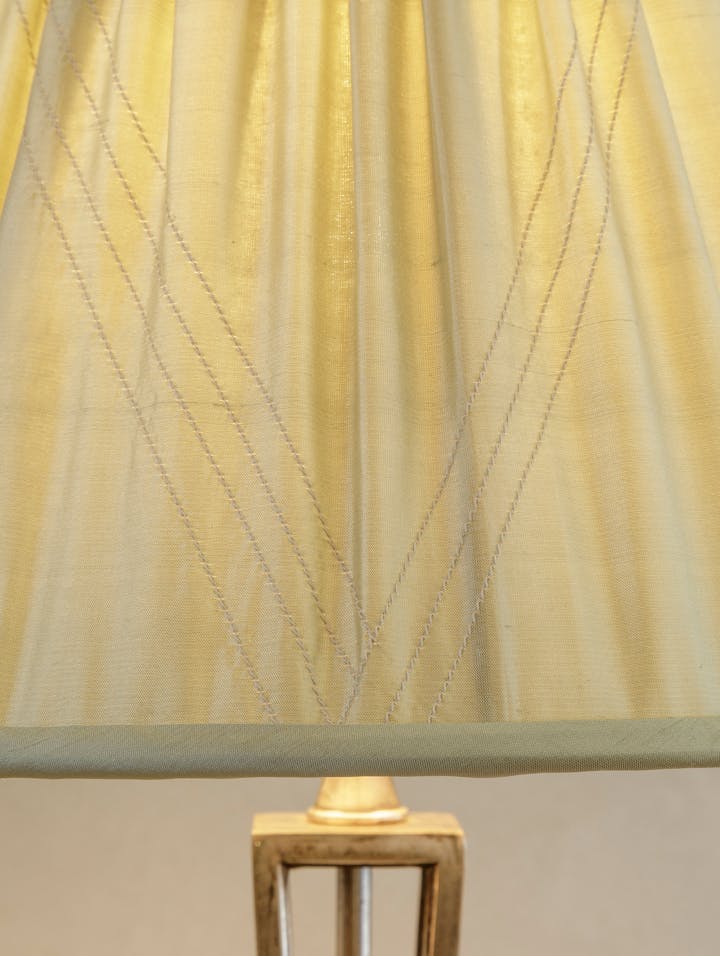 Cox-London-Furniture-Lighting-and-Art-Studio-BS7 Small Gather Stitch Silk Shade-04