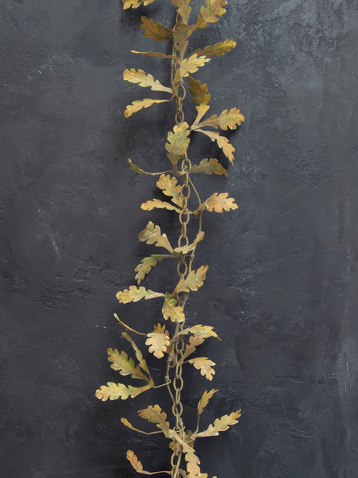 Cox-London-Furniture-Lighting-and-Art-Studio-Decorated Oak Leaf Chain-01