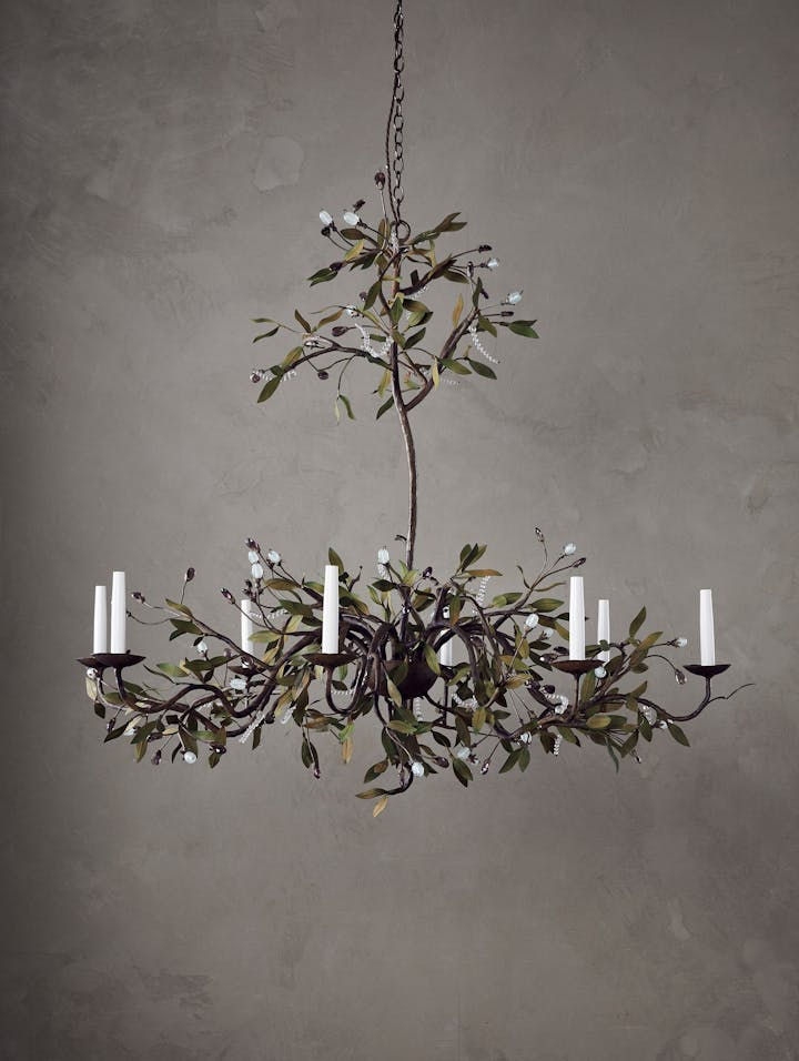Cox-London-Furniture-Lighting-and-Art-Studio-CPC18-Ornamental Olive Chandelier-02