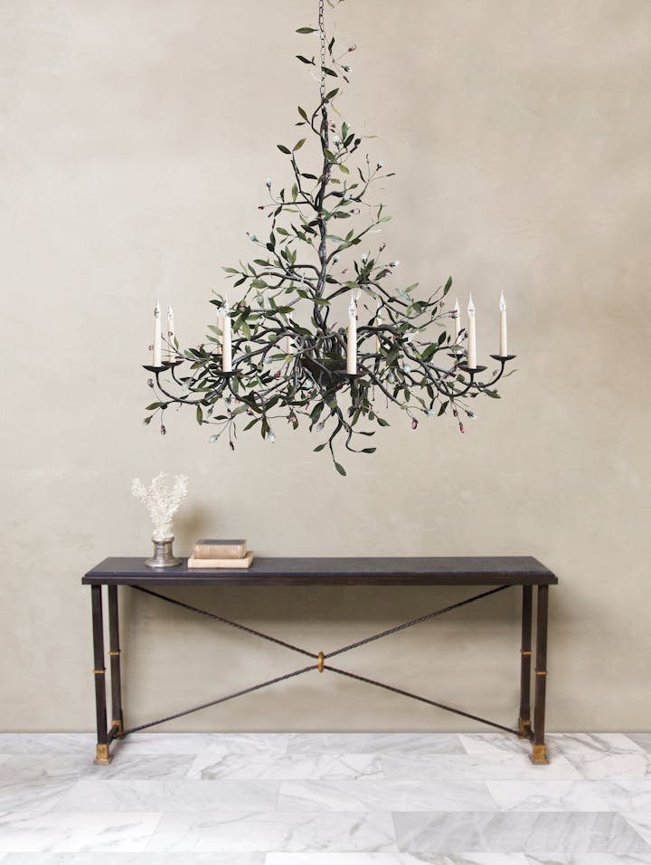 Cox-London-Furniture-Lighting-and-Art-Studio-CPC21-Diamond Olive Chandelier-Amethyst-01