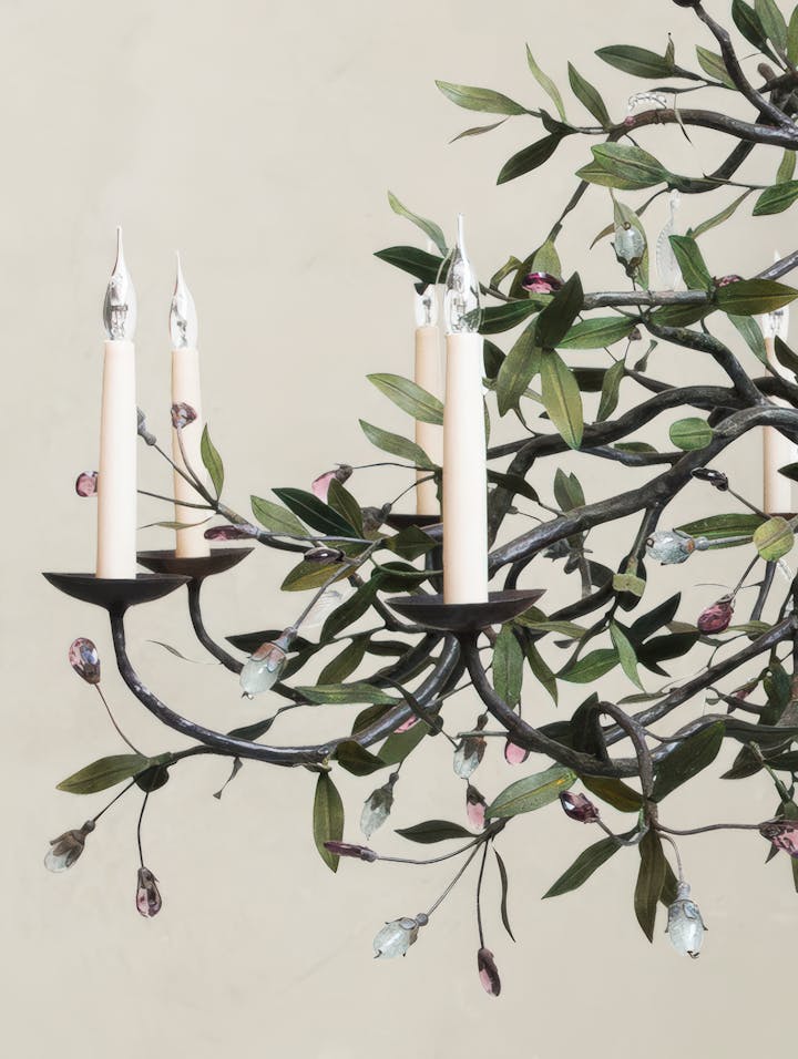 Cox-London-Furniture-Lighting-and-Art-Studio-CPC21-Diamond Olive Chandelier-Amethyst-02