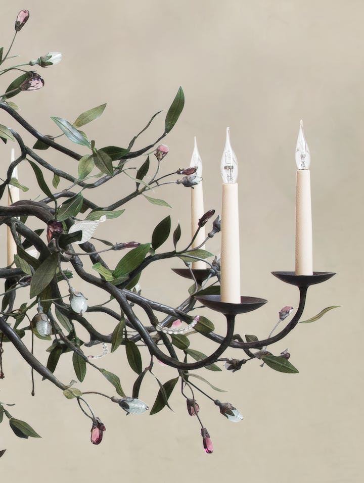 Cox-London-Furniture-Lighting-and-Art-Studio-CPC21-Diamond Olive Chandelier-Amethyst-04